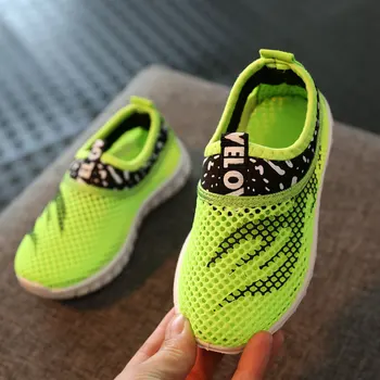 Çocuklar spor ayakkabılar Hafif Çocuk Ayakkabıları Kız Erkek Nefes Örgü Bebek Bebek Sneakers Size21-38
