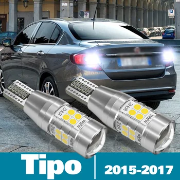 2 adet LED Ters İşık Fiat Tipo Aksesuarları 2015 2016 2017 Yedekleme yedekleme Lambası