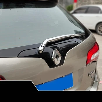 ABS Krom Arka Kuyruk Silecek Kapak Renault KOLEOS 2007 - 2015 için Pencere Silme Trim Plastik Kaplama Araba Styling Kapak Çıkartmalar