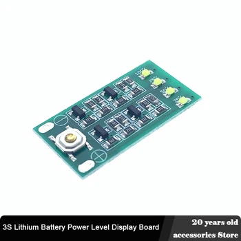 3S Lityum Pil Güç Seviyesi Ekran Kartı 11.1 V 12V 12.6 V Lipo Li-İon Kapasitesi Göstergesi Modülü 3 dizeleri 9-26V