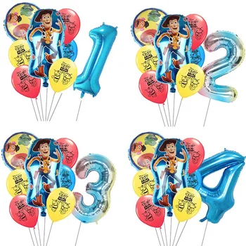 1 Takım Hikayesi Buzz ışık yılı balon karikatür folyo helyum balon parti malzemeleri Bebek Duş doğum günü partisi dekorasyon çocuk için oyuncak