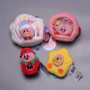 Ayrılabilir Japon Hakiki Kirby Bulut Evi Domates Araba doldurulmuş oyuncak Kolye Sanrio Benim Melody Anime Peluş Sanrio Anahtarlık