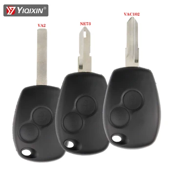 YIQIXIN 2 Düğmeler Araba Uzaktan Anahtar Kabuk renault kılıfı Megane Modus Clio 3 Kangoo Logan Sandero Silgi Twingo Nissan Almera İçin