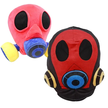 Haşhaş Oyunu Römork Bölüm 3 Gaz Maskesi peluş oyuncak Cosplay Tam Kapsama Karakter Kask Makinesi Maskesi Sevimli Şeyler Çocuk Oyuncakları