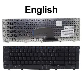 Yedek Klavye Tuş Takımı Dell Inspiron 15 3521 için 15R 5521 Dizüstü ABD / RU Standart clavier azerty Bilgisayar Aksesuarı