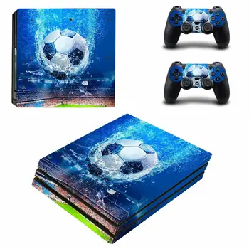 Futbol Futbol PS4 Pro Sticker Play station 4 Cilt Sticker Çıkartmaları PlayStation 4 İçin PS4 Pro Konsol ve Denetleyici Skins