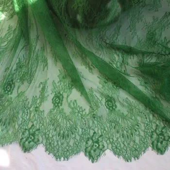 Fransız high-end özel kirpik dantel kumaş çiçek dantel düğün elbisesi dantel kumaş genişliği 140 cm