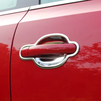 Volkswagen Beetle 2012-2019 için Paslanmaz Çelik Araba Kapı Kolu Kase Koruyucu Kapak Trim Kalıplama Araba Styling Oto Aksesuarları