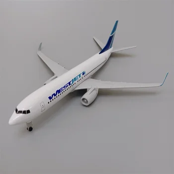 YENİ 20cm Alaşım Metal KANADA Hava WESTJET batı JET Havayolları Boeing 737 B737 Airways pres döküm model uçak Uçak Uçak