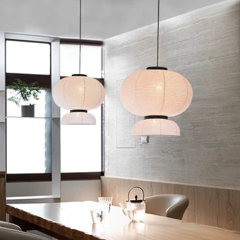 Iskandinav pirinç kağıdı Japon abajur avize Danimarka tasarımcı yaratıcı oturma odası çalışma odası bar yemek odası lambası