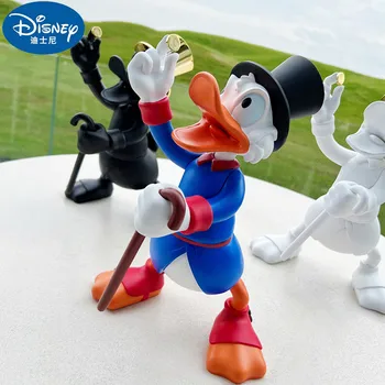 30CM Disney Anime Donald Ördek Figürü Karikatür Heykeli Büyük Reçine Ev Dekor Süsleme aksiyon figürü noel hediyesi Oyuncak Çocuklar için