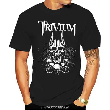 Trivium-Sessizlik Karda-Ağır Metal-Rahatsız T _ Shirt-Boyutları S 7xl Erkekler Yaz Kısa Kollu Rahat