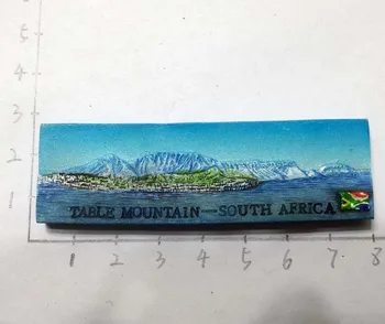 Turizm Anıt Buzdolabı Mıknatısı Cape Town Masa Dağı Turizm Anıt Manyetik Etiket