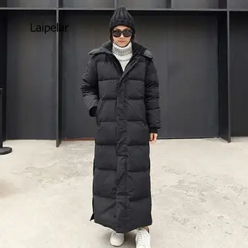 Parka Ceket Ekstra Maxi Uzun Kış Ceket Kadınlar Kapşonlu Cep Fermuar Kadın Bayan Rüzgarlık Palto Dış Giyim Giyim Kapitone