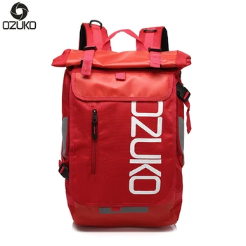 OZUKO Yeni erkek Çanta seyahat sırt çantası Rahat Okul gençler için çanta Erkek Kız 14 inç Laptop masculina omuz çantaları Mochila