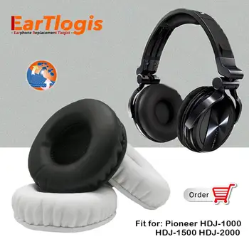 EarTlogis için Yedek Kulak Pedleri Pioneer HDJ 1000 1500 2000X7 Kulaklık Parçaları Kulaklık Kapağı Yastık Bardak yastık
