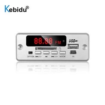 Kebidumei Bluetooth 5.0 MP3 Çözme devre kartı modülü Kablosuz USB MP3 Çalar TF Kart Yuvası / USB / FM / Uzaktan araba hoparlörü Telefon