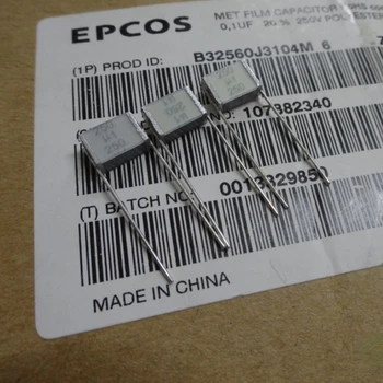 10 adet / 100 adet EPCOS 0.1 uf / 250v 100nf u1 104 Pitch 7mm B32560J3104M Katmanlı Kek Film Kondansatör