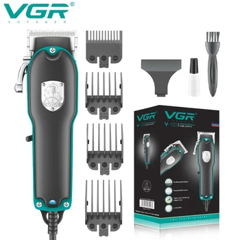 VGR Saç Kesme Makinesi Profesyonel Saç Kesme Elektrikli Saç Kesme Kablolu Saç Kesimi Makinesi Berber Ev Giyotin Erkekler için V-123