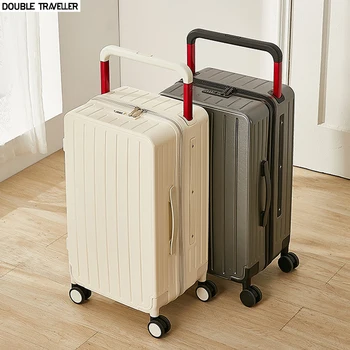 22/24/26 inç Seyahat valiz Spinner bavul haddeleme valiz seyahat bavul tekerlekli arabası bagaj çantası valizler