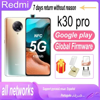 xiaomi redmi K30 Pro 5G NFC 8G 256G celular küresel sürüm Akıllı Telefon Cep Telefonu Snapdragon 865 4700mah