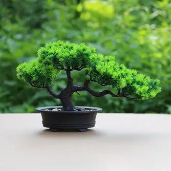 1 Adet yapay bitki çam ağacı Zen ruhu parti ev otel Resepsiyon Bonsai dekor