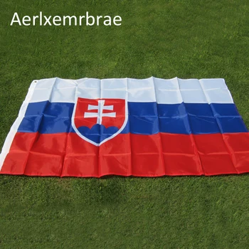 aerlxemrbrae bayrağı 90*150 cm Slovakya BAYRAĞI slovak Banner AB 3 * 5FT Asılı bayrak