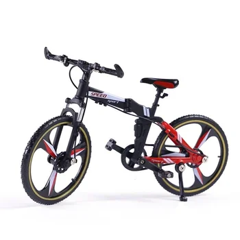 1:10 Alaşım Bisiklet Modeli Diecast Metal Parmak Dağ bisikleti Yarış Oyuncak Viraj Yol Simülasyon Koleksiyonu Oyuncaklar çocuklar için