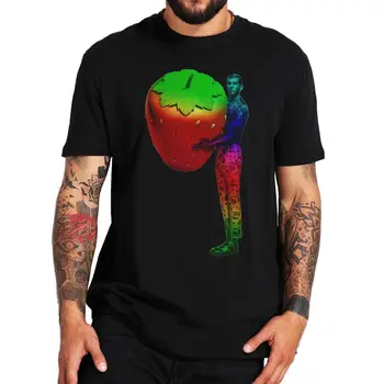 Stromae Strawmae Komik T Shirt Belçika Rapçi Elektronik Müzisyen Klasik Tshirt %100 % Pamuk AB Boyutu Homme Camiseta Hediye Fan