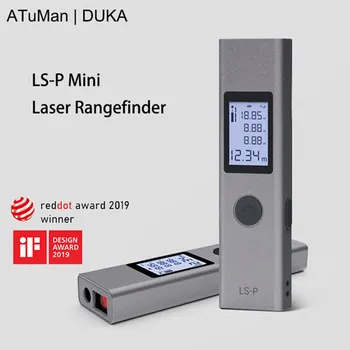 Duka Lazer Mesafe Bulucu 40 m LS-P USB bellek Şarj Aralığı Bulucu Yüksek Hassasiyetli Ölçüm Taşınabilir El Telemetre