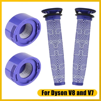 Yıkanabilir Ön Filtre İçin Uyumlu Dyson DC58 DC59 DC61 DC62 V6 V7 V8 Kablosuz el Yedek Filtreler Yedek parça