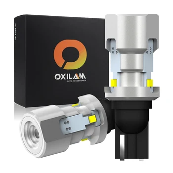 OXILAM 2 Adet 1200LM T15 921LED ampul 912 W16W LED Canbus hata ücretsiz ters ışık süper parlak araba dış lamba 6500K beyaz