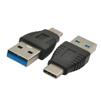 C tipi USB 3.0 Adaptör USB3.0 Erkek Tip-C Erkek Adaptör Kablosu Şarj Data Sync USB 3.1 Tip C Dönüştürücü