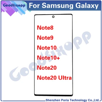 Samsung Galaxy Note8 Note9 Note10 + Note20 Ultra Dokunmatik Ekran Dış Cam Lens İçin Not 8 9 10 20Ultra Yedek Onarım