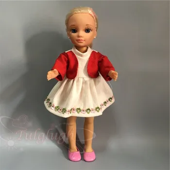 Moda Kırmızı Elbise Elbise Fit İle 43 cm FAMOSA Nancy Bebek( Bebek ve ayakkabı dahil değildir), bebek Aksesuarları