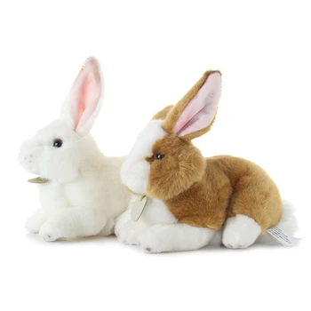 Aurora Tavşan Bebek Dolması Tavşan Hayvan peluş oyuncak Sevimli Simülasyon Tavşan Evcil Kabarık Bebek Doğum Günü Hediyeleri