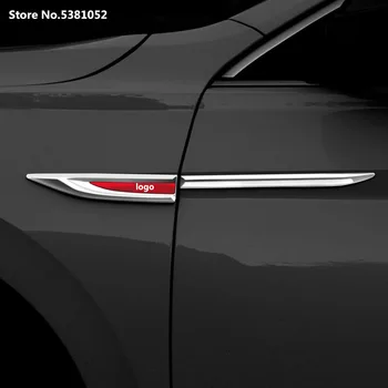 Chery Jetour için X70 2018 2019 2020 2021 2022 Yaprak Kurulu Yan Etiket Kapağı Yan Araba Vücut Dekorasyon pul etiket