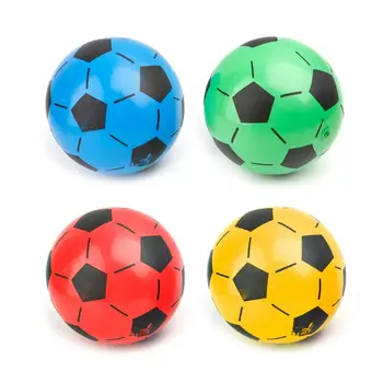 1 Adet 20 cm Çocuk Futbol Topu Çocuk Hediye Eğitim Şişme PVC Futbol Elastik Topları Futbol Aksesuarı