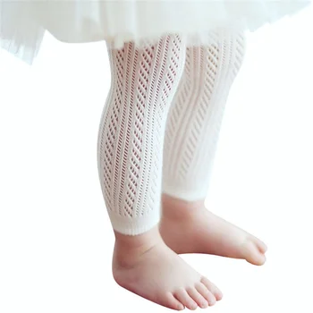 Blotona Yenidoğan Bebek Bebek Kız Diz üstü çorap, Hollow Out Mesh Ultra-ince Nefes Külotlu Çorap Elbiseler Tayt 0-2Y