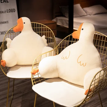 Büyük Kaz peluş oyuncaklar Büyük Ördek Bebek Yumuşak Doldurulmuş hayvan koltuk minderi Koltuk bel yastığı Çocuklar ve Kızlar için Hediyeler