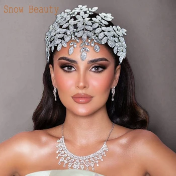 DZ021 Düğün Saç Tiara Kristal Gelin Taç Saç Aksesuarları Headpieces Kafa Takı Moda Tasarım Diadems Pageant Kafa Bandı