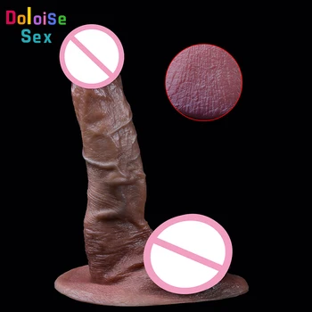 Gerçekçi Penis Büyük Dildos Kadınlar için Strapon Lezbiyen Oyuncak Büyük Sahte Dick Kadın Mastürbasyon Vantuz Yapay Penis Seks Oyuncakları