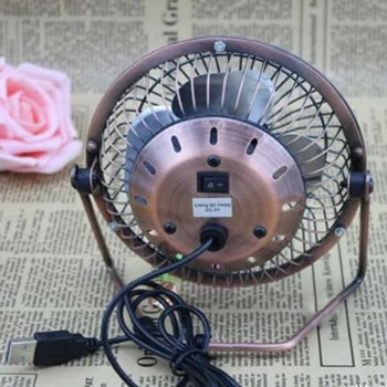 M2EE Mini USB masa masaüstü kişisel Fan bilgisayar ısı dağılımı ayarlanabilir yüksek uyumluluk Metal tasarım antika sessiz ev