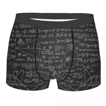 Komik Matematik Denklemleri erkek İç Çamaşırı Gizem baksır şort Külot Yenilik Nefes Külot Erkek Artı Boyutu