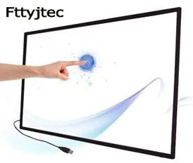 Fttyjtec 40 inç kızılötesi sensör çoklu dokunmatik ekran, 20 puan IR çoklu dokunmatik ekran paneli için Akıllı TV, IR Dokunmatik çerçeve