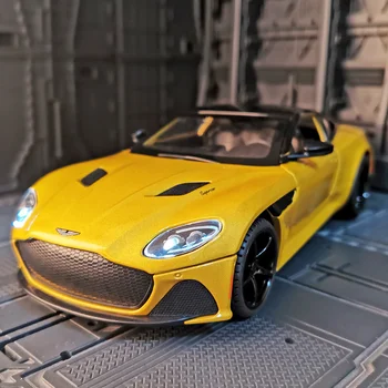 1: 24 AstonMartin DBS Alaşım Spor Araba Modeli Diecast & Oyuncak Araçlar Metal Oyuncak Araba Modeli Koleksiyonu Yüksek Simülasyon Çocuk Oyuncakları Hediye
