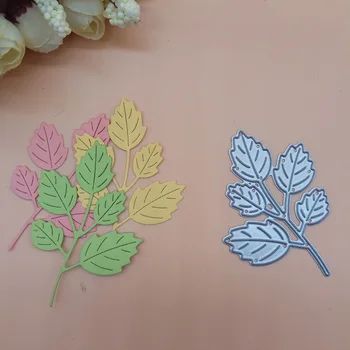 Huş Akçaağaç Yaprakları Temizle Pullar Çelik Kabartma Zanaat Yaprak Dekorasyon Metal Kesme Ölür Yeni 2018 Scrapbooking Die