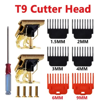 Profesyonel Elektrikli Saç kesme bıçağı Saç Kesme Makinesi Metal Yedek Bit Aracı T9 Aksesuarları