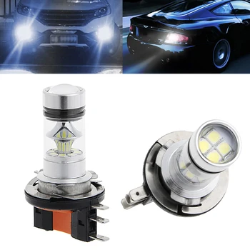 2021 Yeni H15 100W 2323 SMD otomobil LED sis farı Sürüş DRL Ampul Fren Stop Lambası Far
