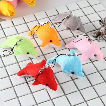 8 cm Kawaii Yunus Anahtarlık Hediye Köpekbalığı Peluş doldurulmuş oyuncak Bebek Çocuk Küçük Mini Sevimli Hayvanlar peluş oyuncaklar